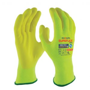 Maxisafe GFH217 Supaflex HiVis Yellow Glove - 12 Pack