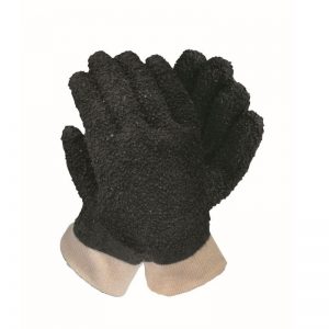 Maxisafe GPB126 'Grizzly' Black PVC Debudding Gloves Pack of 12