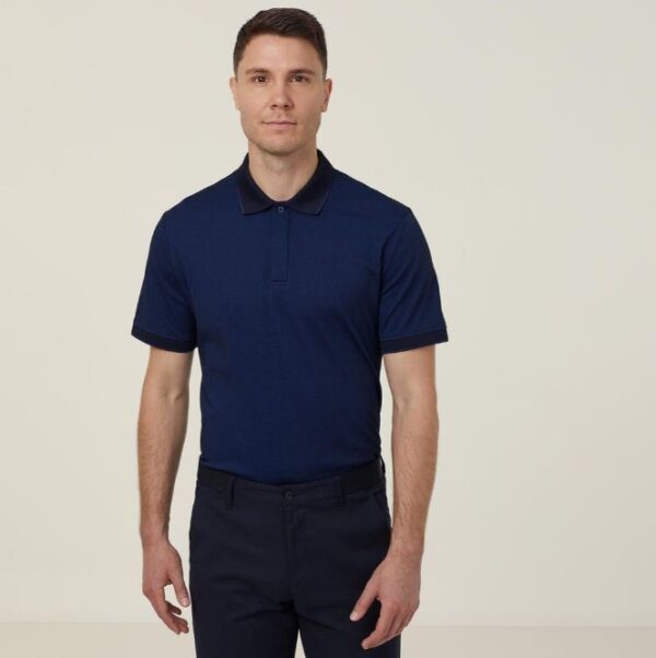 NNT CATJA4 Textured Short Sleeve Polo - Image 6