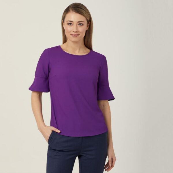 NNT CATU5T Fluted Sleeve Top - Image 10