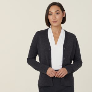 NNT CAT518 Pure Wool V-Neck Cardigan