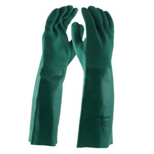 Maxisafe GPD134/45 Green Double Dipped PVC Glove 45cm