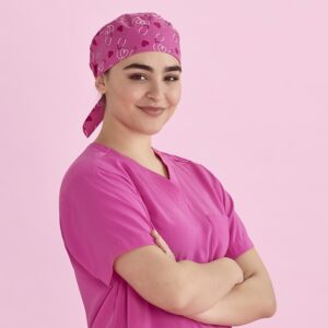 Biz Care CSC246U Unisex Printed Scrub Cap