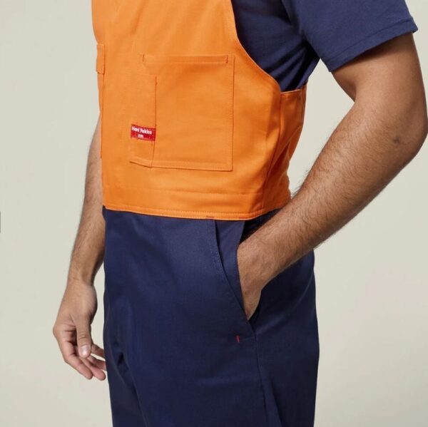 Hard Yakka Y01526 Hi Vis 2Tone Action Back Cotton Drill Overall - Image 6