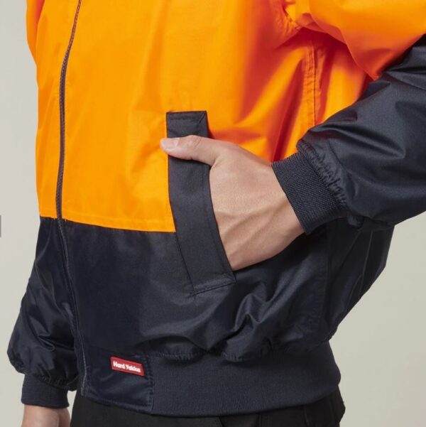 Hard Yakka Y06670 Core Hi Vis 2 Tone Waterproof Bomber Jacket - Image 6