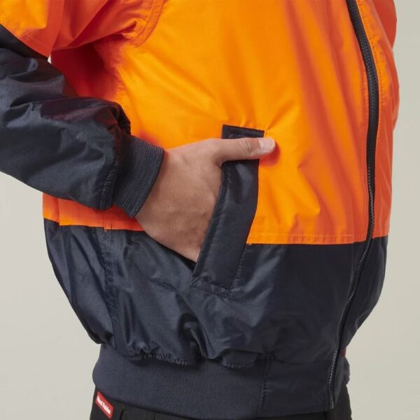 Hard Yakka Y06670 Core Hi Vis 2 Tone Waterproof Bomber Jacket - Image 7