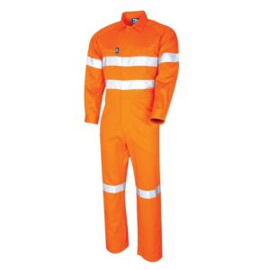 TRu Workwear DC1120T1 Lightweight Hi-Vis Coverall With 3M Tape