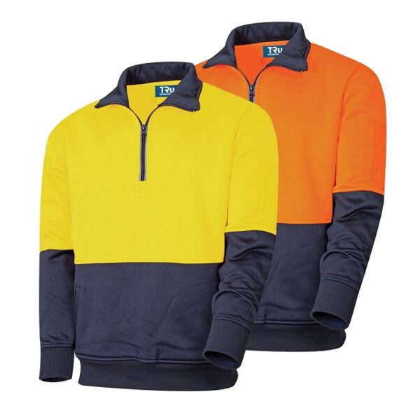 TRu Workwear TF2950 1/4 Zip Fleece Jumper