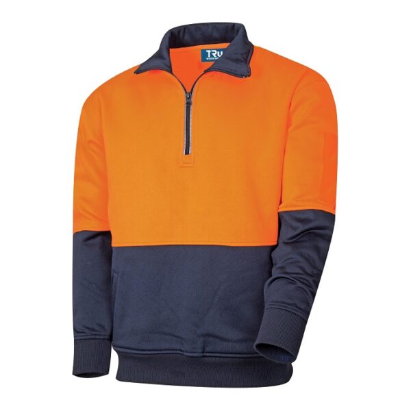 TRu Workwear TF2950 1/4 Zip Fleece Jumper - Image 2