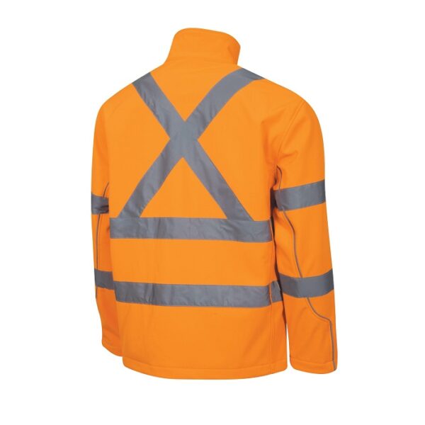 TRu Workwear TJ1960T5 Softshell Full Zip Jacket With TRuVis Reflective Tape - Image 3