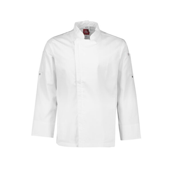 Biz Collection CH330ML Mens Alfresco Long Sleeve Chef Jacket - Image 4