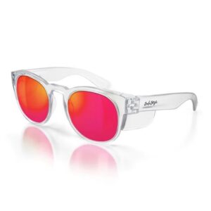 SafeStyle CRCRP100 Cruisers Clear Frame Mirrors Red Polarised Lens