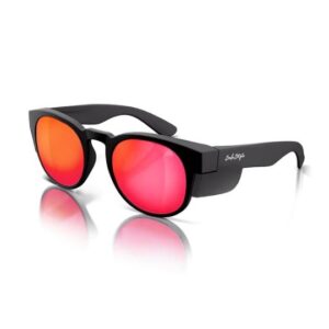 SafeStyle CRMBRP100 Cruisers Matte Black Frame Mirrors Red Polarised Lens