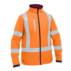 Bisley BJ6059XT X Taped Hi Vis Soft Shell Jacket