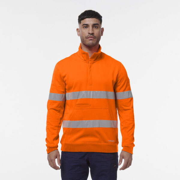 KingGee K55048 Reflective 1/4 Zip Fleece