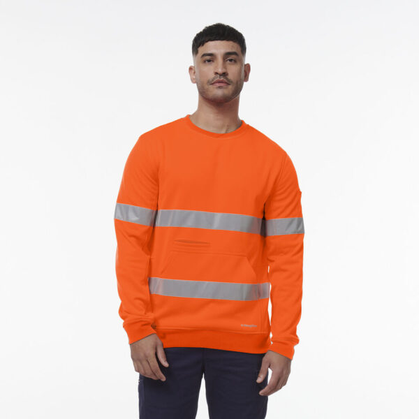 KingGee K55059 Reflective Crew Neck Fleece