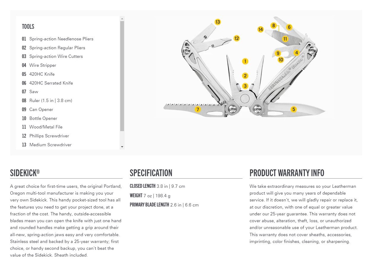 Product Specification