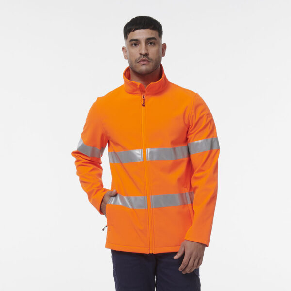 KingGee K55039 Reflective Softshell Jacket - Image 2