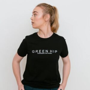 Green Hip T-SS-AS Womens Organic Short Sleeve T-Shirt