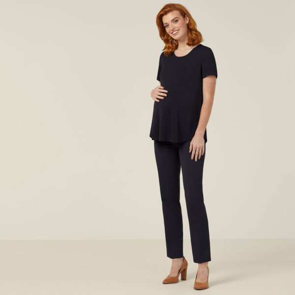 NNT CAT3XM Poly Viscose Stretch Twill Maternity Pant - Image 4