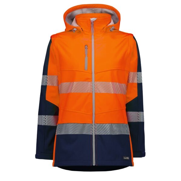 Syzmik ZJ753 Womens Streetworx 2 In 1 Stretch Softshell Jacket - Image 7