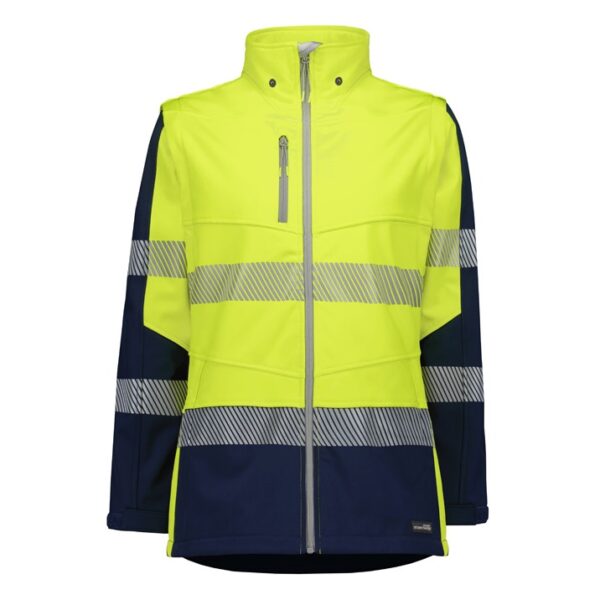 Syzmik ZJ753 Womens Streetworx 2 In 1 Stretch Softshell Jacket - Image 3