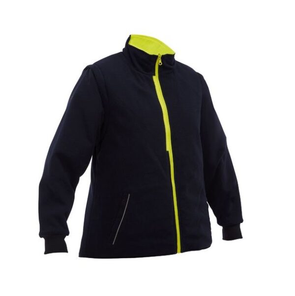 Bisley BKL6975 Womens Taped Hi Vis 5 In 1 Rain Jacket - Image 6