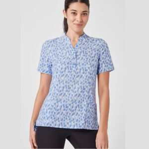 Biz Care CS450LS Womens Florence Stardust Print Tunic