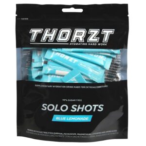 Thorzt SSSFBL 99% Sugar Free Solo Shots - Blue Lemonade Flavour 50 Shot Pack