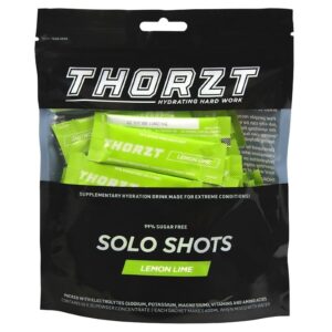 Thorzt SSSFLL 99% Sugar Free Solo Shots - Lemon Lime Flavour 50 Shot Pack