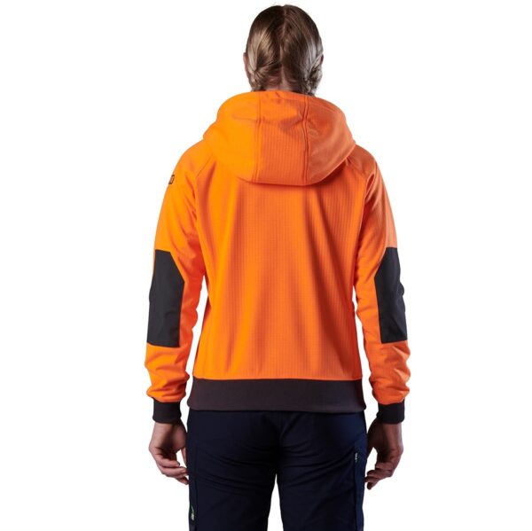 FXD WF-3W Womens Hi Vis 3-Layer Bonded Membrane Fleece Hoodie - Image 8