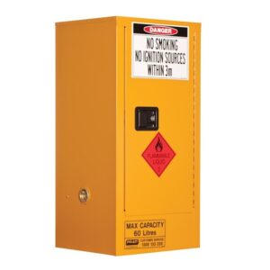 Pratt 5517AS CLASS 3 Flammable Liquid Storage Cabinet 60L 1 Door 2 Shelf