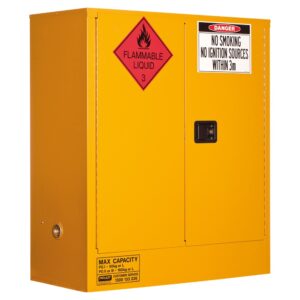 Pratt 5530AS CLASS 3 Flammable Liquid Storage Cabinet 160L 2 Door 2 Shelf