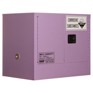 Pratt 5535ASPH CLASS 8 Corrosive Substance Storage Cabinet Metal 100L 2 Door 1 Shelf