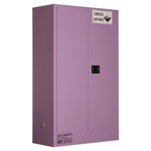 Pratt 5545ASPH CLASS 8 Corrosive Substance Storage Cabinet Metal 250L 2 Door 3 Shelves