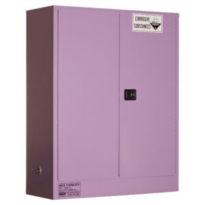 Pratt 5560ASPH CLASS 8 Corrosive Substance Storage Cabinet Metal 350L 2 Door 3 Shelves