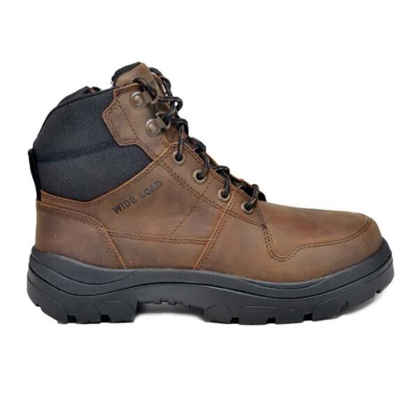 Wide Load 590CZN 6 Inch Soft Toe Zip/ Lace Up Non Safety Boot