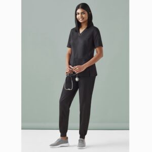 Biz Care CSP042LL Womens Riley Slim Leg Jogger Scrub Pant