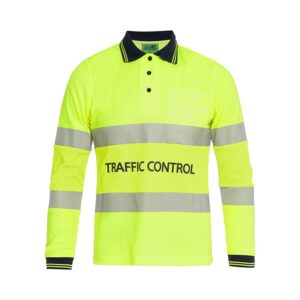 WORKIT 5014TC Womens Traffic Control HiVis L/S Taped Polo Shirt