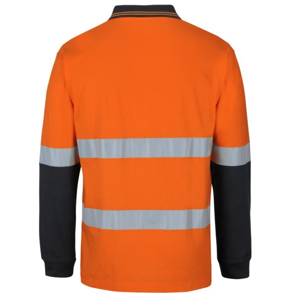 JB'S Wear 6DCPL Hi Vis D+N L/S Cotton Polo - Image 8