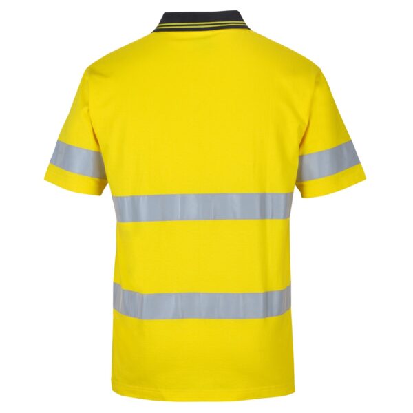 JB'S Wear 6DCPS Hi Vis D+N S/S Cotton Polo - Image 4