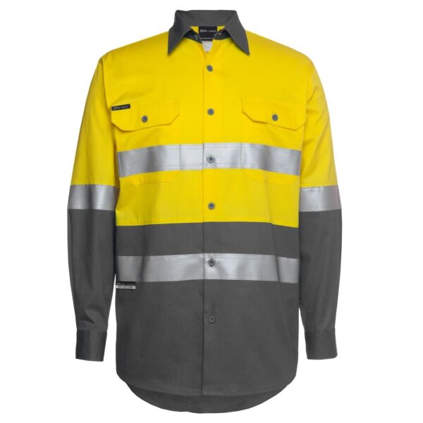 JBs Wear 6DNWL HiVis Long Sleeve Day and Night 150G Shirt