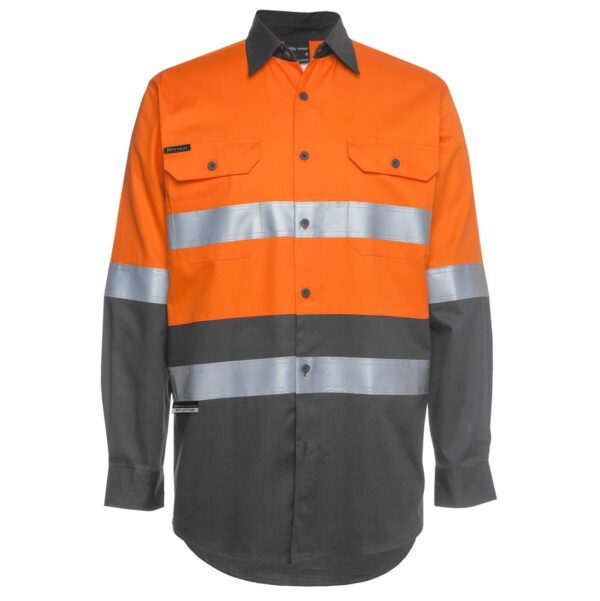 JBs Wear 6DNWL HiVis Long Sleeve Day and Night 150G Shirt - Image 7